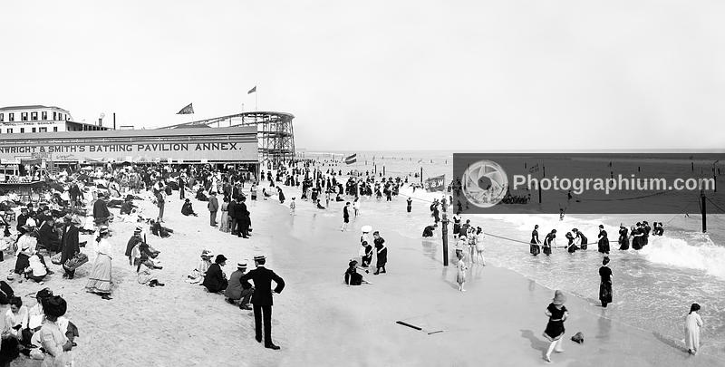 The Beach, Rockaway, Long Island. New York. 1904