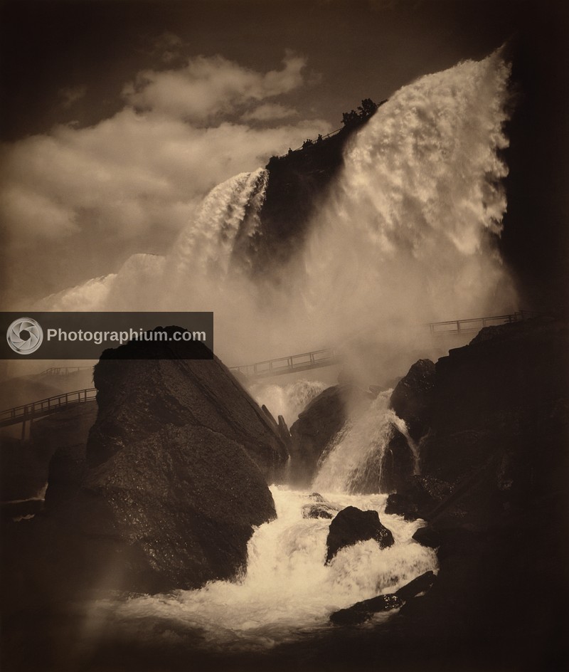 Cave of the winds. Niagara Falls. 1888