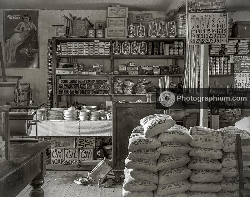 General store interior. Moundville, Alabama. 1936