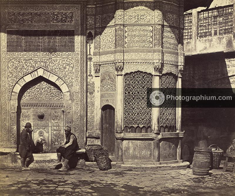 Saliha Sultan Fountain. Azapkapi, Istanbul. 1855-1857