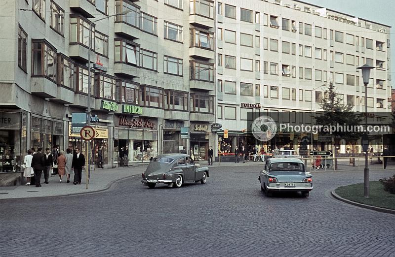 Adolfs Square (Gustav Adolfs torg). Malmo, Sweden. 1960s