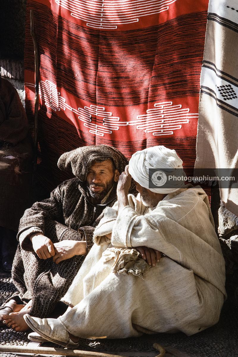 Men Talking. Morocco. May 1970