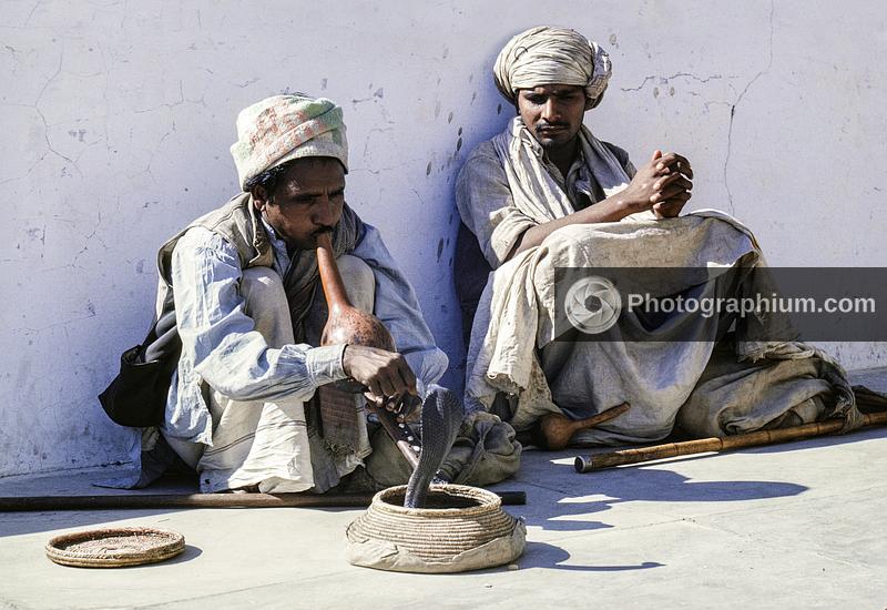 Snake charmers. Karachi, Pakistan. 1963