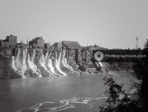 The Factories. Niagara River, New York. 1890-1899