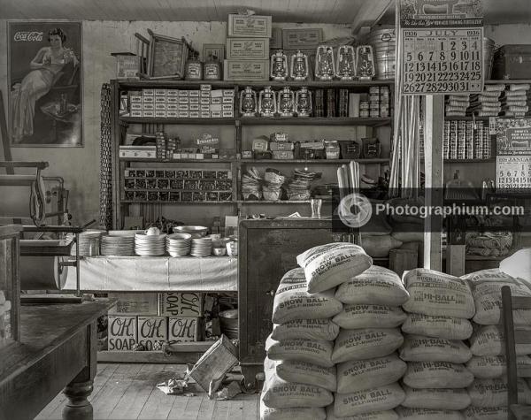 General store interior. Moundville, Alabama. 1936