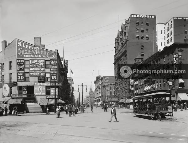 Main Street. Buffalo, New York State. 1900