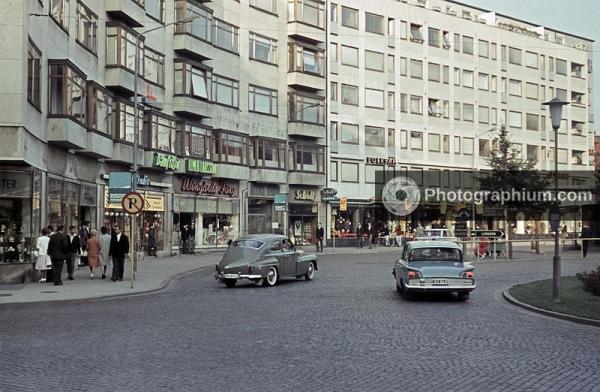 Adolfs Square (Gustav Adolfs torg). Malmo, Sweden. 1960s